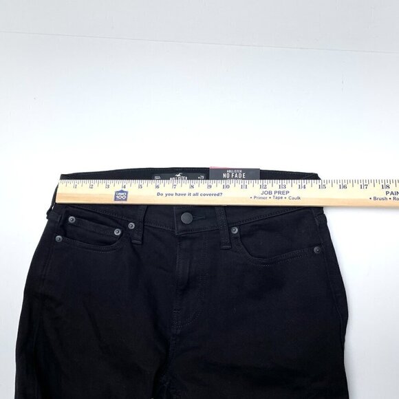 NEW Hollister Men's Black Slim Straight Leg Jeans Distressed Stretch 29 x 30 - Picture 5 of 11